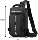Sac à dos Antivol - Étanche - avec port de chargement USB - Multi-Poches - Homme et Femme – Image 4