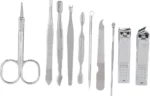 Ensemble Professionnel De Manucure et Pédicure 10 Pièces Multifonctions Avec Boîte de Cadeau – Image 4