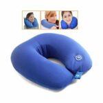 Coussin De Massage Électrique Pour Le Cou - En Forme De U - Bleu – Image 3