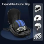 Sac à Dos De Moto Rigide Avec Éclairage LED - Résistant à L'eau et Grand Support Pour Casque Avec Écran Programmable – Image 12