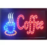 Enseigne Néon LED - Pour Magasins et Cafés - 50 × 25 Cm