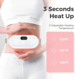 Coussin Chauffant Menstruel Èlectrique  Pour L'abdomen et Le Bas Du Dos - Sans Fil - Pour Réguler Rapidement Les Douleurs Menstruelles Chez Les Femmes et Les Filles – Image 6