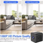 Caméra Espion WiFi Sans Fil - Surveillance Sans Fil - Espion avec Détection de Mouvement - Infrarouge - Image Audio Vidéo – Image 6