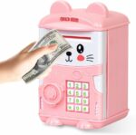 Tirelire Pour Enfants - Sécurisée - En Forme De Licorne Avec Cadenas - Rose