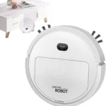 Aspirateur Robot Silencieux 3 en 1 -  Nettoyer Les Cheveux - Le Marbre - Les Carreaux De Céramique et Les Sols Durs