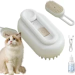 Brosse De Nettoyage Pour Animaux De Compagnie - Technologie Vapeur - Rechargeable