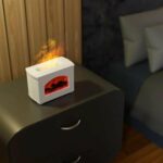 Diffuseur D'huiles Essentielles - Brume Fraîche - 270 ml - Humidificateur D'air Silencieux - Blanc – Image 3