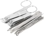Ensemble Professionnel De Manucure et Pédicure 10 Pièces Multifonctions Avec Boîte de Cadeau – Image 7