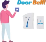 Sonnette Sans Fil Avec Télécommande - Longue Portée - Sonneries Multiples – Image 5