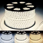 Ruban LED - 50 Mètres - 220V Recoupable - IP65 - Blanc Froid 6000K - 8000K