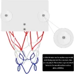 Mini Ensemble De Basket-Ball Gonflable - 2 Ballons - Panier de Basket -  Pompe - Jeu De Trempage Mural – Image 10