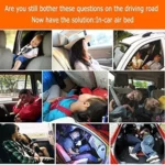 Matelas Gonflable Pliable Pour Voiture Avec 2 Oreillers et Pompe – Image 4
