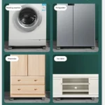 Base De Machine à Laver Mobile - Tambour Rétractable - Support De Réfrigérateur - Chariot Mobile Pour Machine à laver Réfrigérateur Sèche-linge et Lave-vaisselle – Image 13