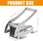 Coupe-pommes de Terre Professionnel Avec 2 Inserts - Antidérapant – Image 6