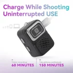 Mini Appareil Photo Collier - Numérique Classique - À Porter Avec Un Pendentif - 2 MP 480p - Écran 0,96 Pouce – Image 2