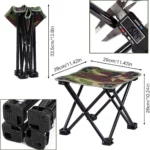 Chaise pliante -  Portable Pour Une Utilisation en Extérieur - Tissu - Avec Sac De Transport – Image 2