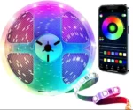Bande Lumineuse LED 5050 - 12 V - 5 Mètres - WI-FI  RGB RGBW - Télécommande - Microcontrôleur - Alimentation Via Application – Image 11