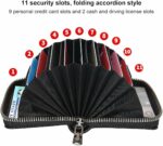 Porte-cartes De Crédit Zippé en Cuir - Protection RFID - 9 Emplacements Pour Cartes et 2 Emplacements Pour Billets – Image 8