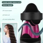 Kemei KM-2263 Kit Peigne Et Fer À Lisser 5 En 1 – Lissage Ou Bouclage De Cheveux – Professionnelle – Image 2