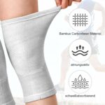 2 Genouillère En Bambou - Bandage De Compression - Sportive - Respirante - Confortable – Image 13