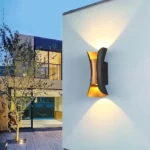 Applique Murale Extérieure - Double LED - Aluminium - 10 W - Résistante ÀL'eau - Blanc Chaud - 3000 K