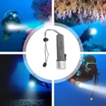 Torche Sous Marine Professional Flashlight - Waterproof - Gris – Image 6