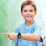 Montre Connectée Pour enfants - Bracelet Étanche avec Caméra - Appels et SOS - Réveil et Tracker - Vert – Image 8