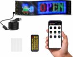 Panneau Matriciel LED USB 5 V - Flexible - Rechargeable - Motifs RVB - Graphismes Graffiti - Animation - Texte - Application Bluetooth - Télécommande – Image 5