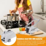 Coupe-pommes de Terre Professionnel Avec 2 Inserts - Antidérapant – Image 7