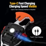 Mini Lampe Torche Multifonction 5 en 1 - Rechargeable - Résistante à L'eau – Image 5