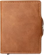 Portefeuille 2 en 1 Intelligent en Cuir Pour Cartes De Crédit - billets de banque - Métal Fin pour Homme - Pliable – Image 7