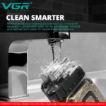 Tondeuse À Cheveux Et Rasoir Électrique Professionnel 2 En 1 VGR V-641 En Acier Inoxydable - 7500 Tr/Min - Résistante À L'eau – Image 11