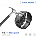Montre Connectée SQ18 - 3 Paires De Bracelets et Chargeur Sans Fil Pour Hommes et Garçons - Résistante Aux Rayures Et Á L'eau – Image 6