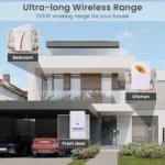 Sonnette Sans Fil Avec Télécommande - Longue Portée - Sonneries Multiples – Image 3