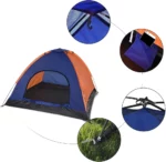 Tente De Camping Légère Pour 4 Personnes - Rain Fly – Image 7