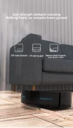 Aspirateur Robot Silencieux 3 en 1 -  Nettoyer Les Cheveux - Le Marbre - Les Carreaux De Céramique et Les Sols Durs - Noir – Image 9