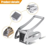 Coupe-pommes de Terre Professionnel Avec 2 Inserts - Antidérapant – Image 4