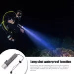 Torche Sous Marine Professional Flashlight - Waterproof - Gris – Image 7