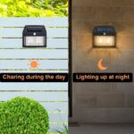 Lampes à Énergie Solaire – Étanches – Sécurité Avec Capteur - Noir – Image 12