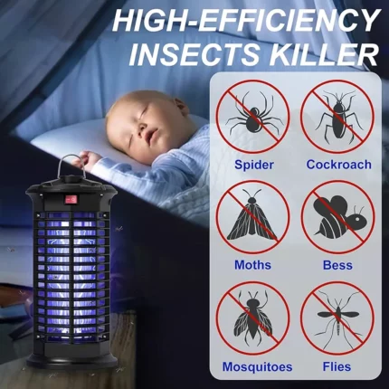 Lampe Anti-Moustiques - Lampe Anti-Insectes LED - Lampe UV