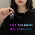 Mini Appareil Photo Collier - Numérique Classique - À Porter Avec Un Pendentif - 2 MP 480p - Écran 0,96 Pouce – Image 4