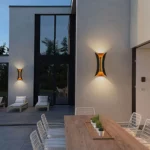 Applique Murale Extérieure - Double LED - Aluminium - 10 W - Résistante ÀL'eau - Blanc Chaud - 3000 K – Image 2