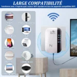 Répéteur de signal WiFi - 300 Mbps - Blanc – Image 7