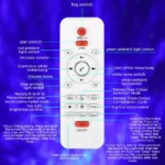 Projecteur D'aurores Boréales 4 en 1 - Lampe œuf De Dinosaure - Étoile Aurore Rechargeable - Télécommande – Image 7