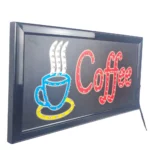 Enseigne Néon LED - Pour Magasins et Cafés - 50 × 25 Cm – Image 2