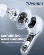 Écouteurs De Sport Sans Fil - Affichage Numérique De la Puissance à LED - Nouveau Son Stéréo - Gris – Image 8