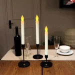 Lot De 2 Bougies Électriques LED Sans Flamme - Décoration D'intérieur – Image 2