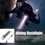 Torche Sous Marine Professional Flashlight - Waterproof - Gris – Image 8