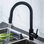 Robinet de cuisine - Douchette Extractible - Plaque De Fixation Pour Tuyau - Évier Extractible 1 ou 3 Trous - 2 Types D'acier Inoxydable Multifonctionnel – Image 5