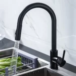 Robinet de cuisine - Douchette Extractible - Plaque De Fixation Pour Tuyau - Évier Extractible 1 ou 3 Trous - 2 Types D'acier Inoxydable Multifonctionnel – Image 2